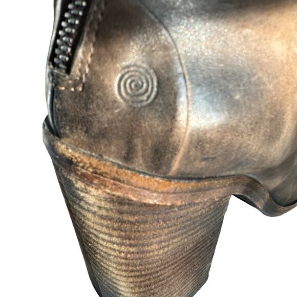 Marsèll Chocolate Brown Bolla Glove Leather Block Heel Ankle Bootie 9.5/39.5 - Picture 12 of 14